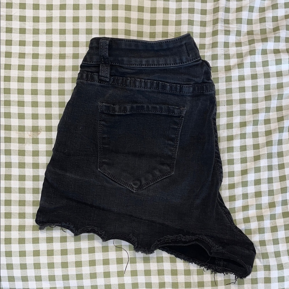 Rock & Roll Cowgirl Black Jean Shorts